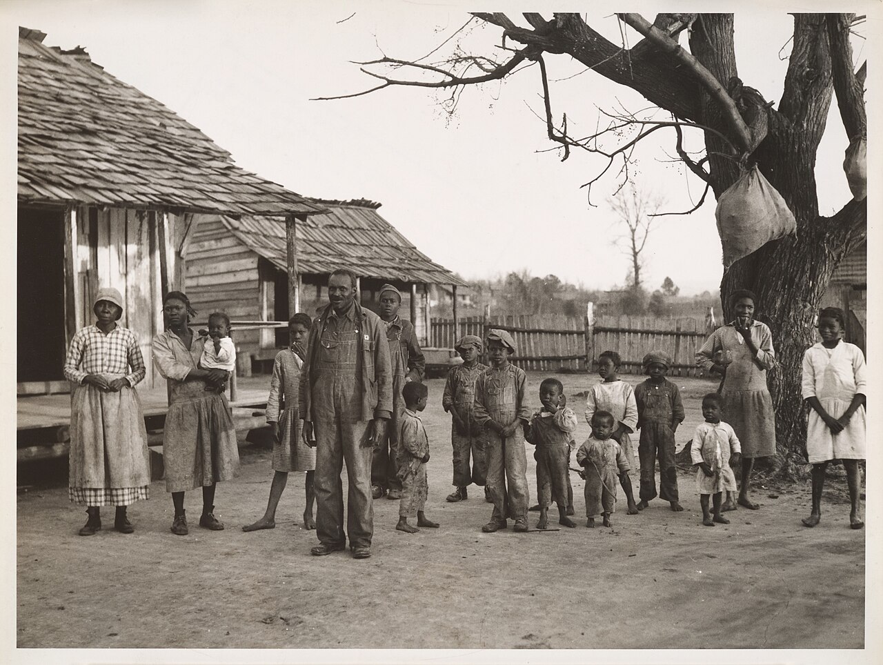 An African American family in Gee’s Bend, Alabama, 1937
