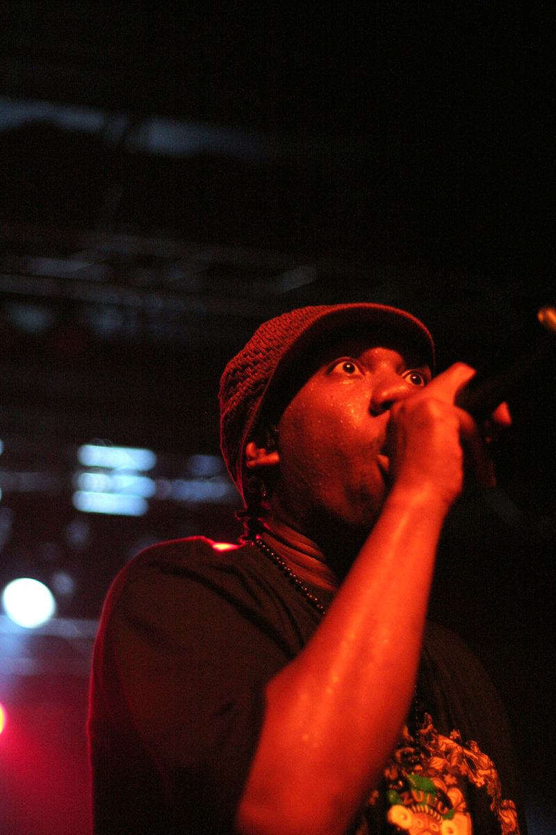 KRS-One performing live, representing the rise and enduring influence of hip-hop